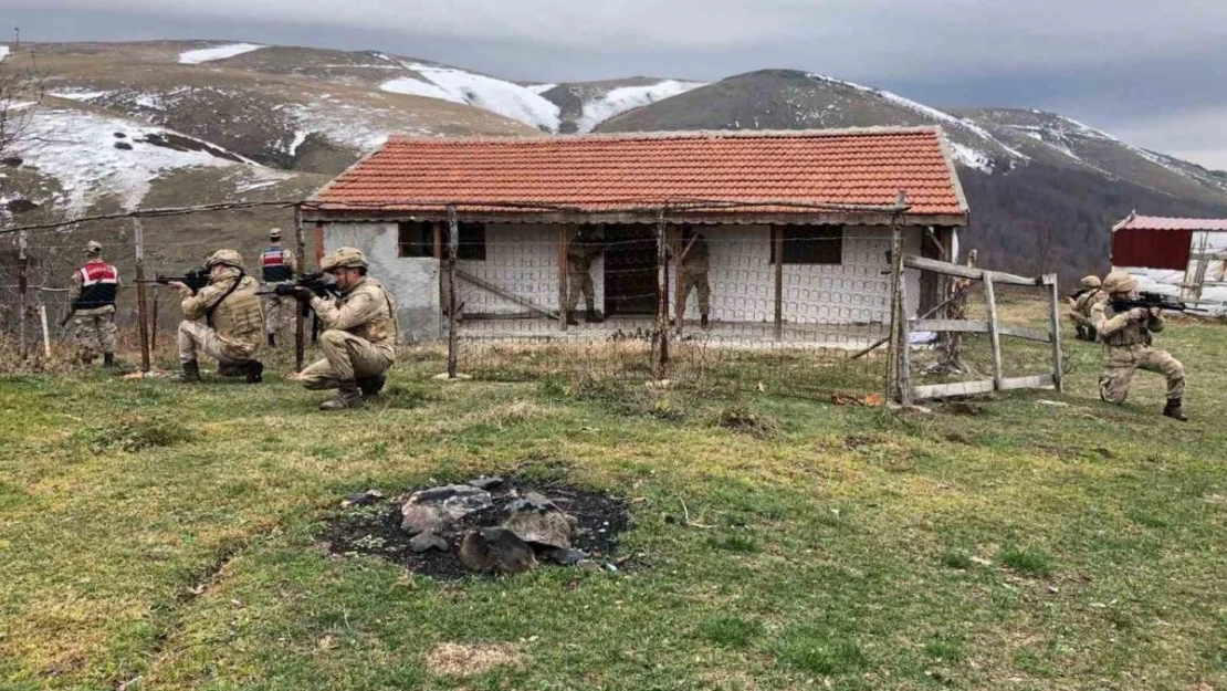 Amasya'da jandarma komandolardan yayla evlerine huzur operasyonu