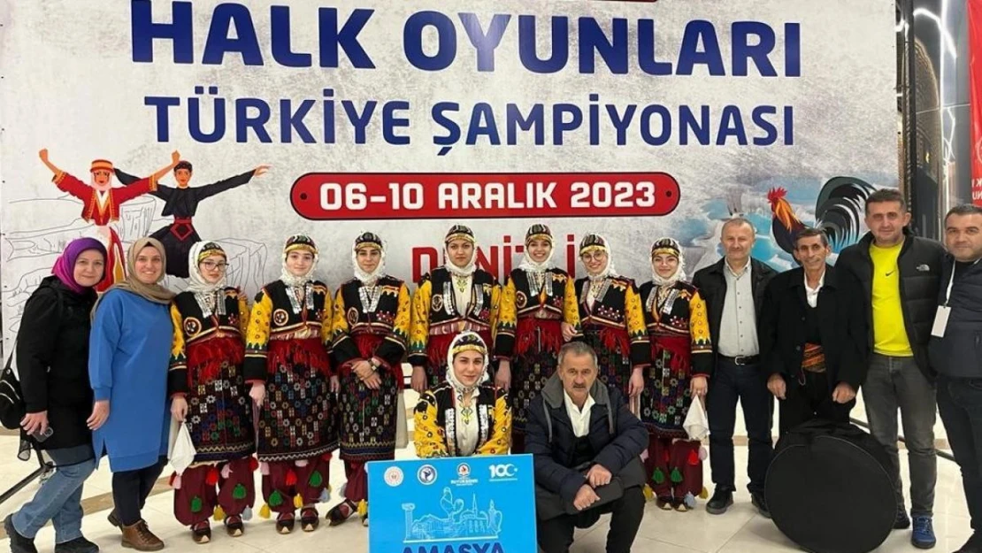 Amasya halk oyunları ekibine jüri özel ödülü