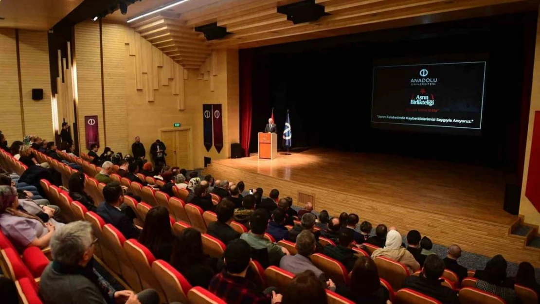 Anadolu Üniversitesi'nde 'Asrın Birlikteliği' anma töreni gerçekleştirildi