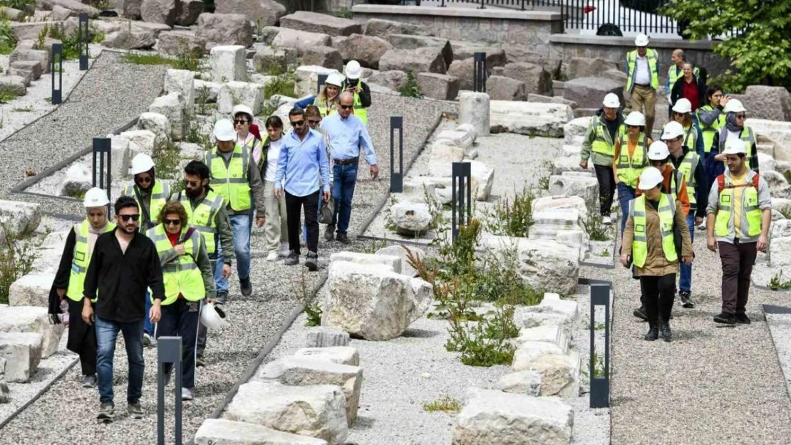 Ankara Büyükşehir Belediyesinin 'Miras Şantiye Gezileri' devam ediyor