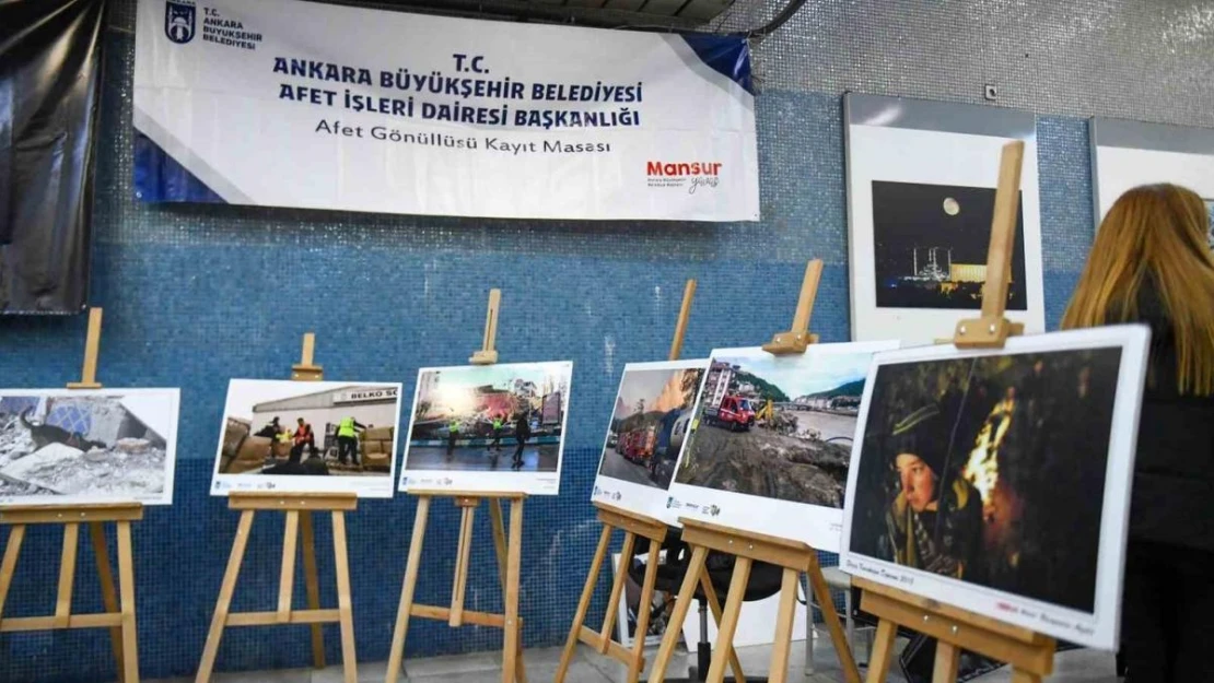 Ankara Büyükşehir'den 6 Şubat depreminin yıl dönümüne özel fotoğraf sergisi