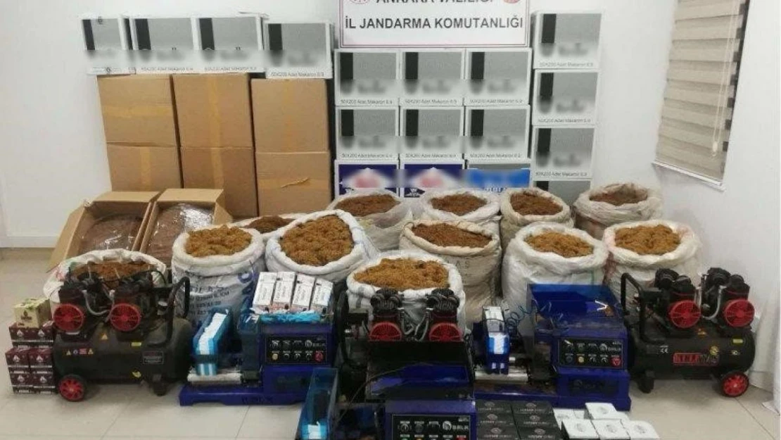 Ankara'da kaçaklık operasyonları