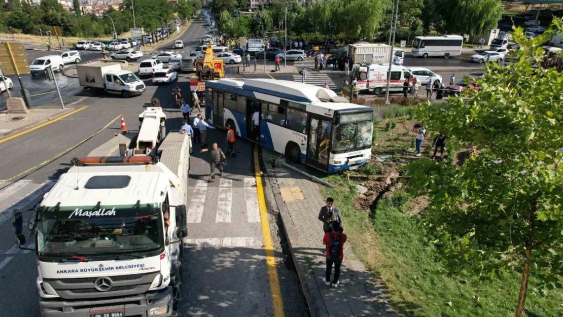 Ankara'daki otobüs kazasının tanığı o anları anlattı: 'Şoför, araçlara çarpmamak için ani frenle manevra yaptı'