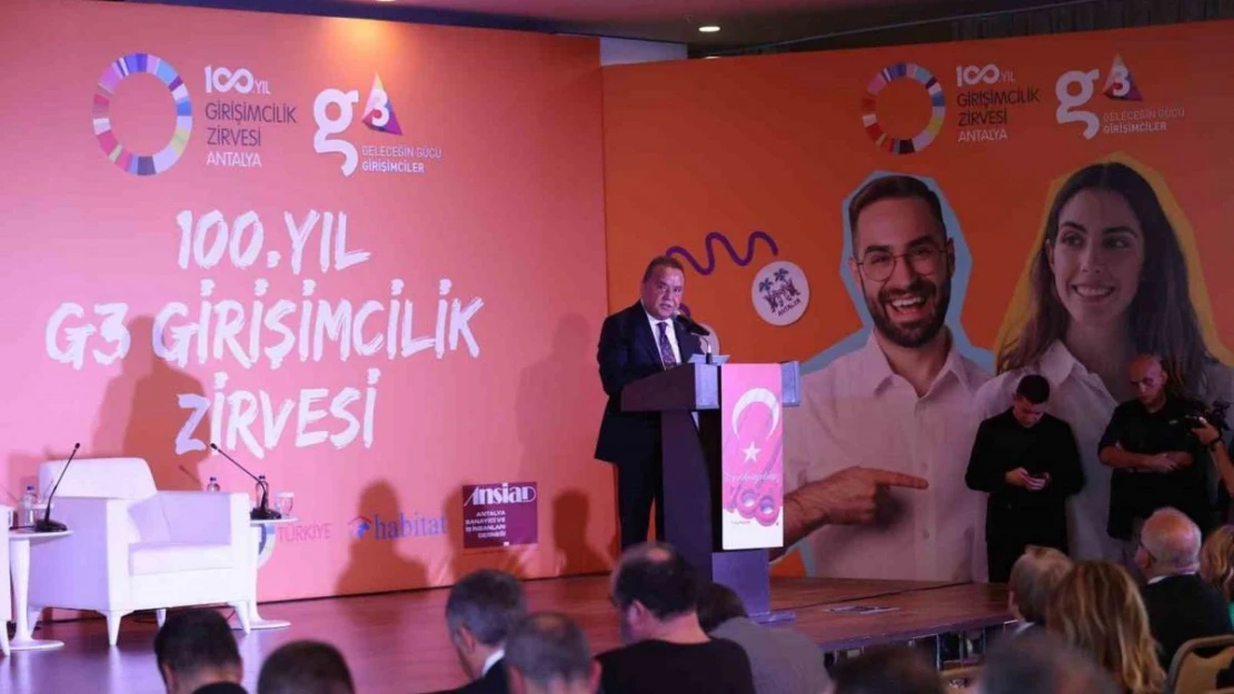 Antalya Büyükşehir Belediyesi girişimciler ve girişimci adaylarını bu zirvede buluşturdu