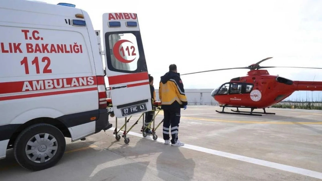 Antalya Şehir Hastanesi, hava ambulansıyla hasta kabulüne başladı