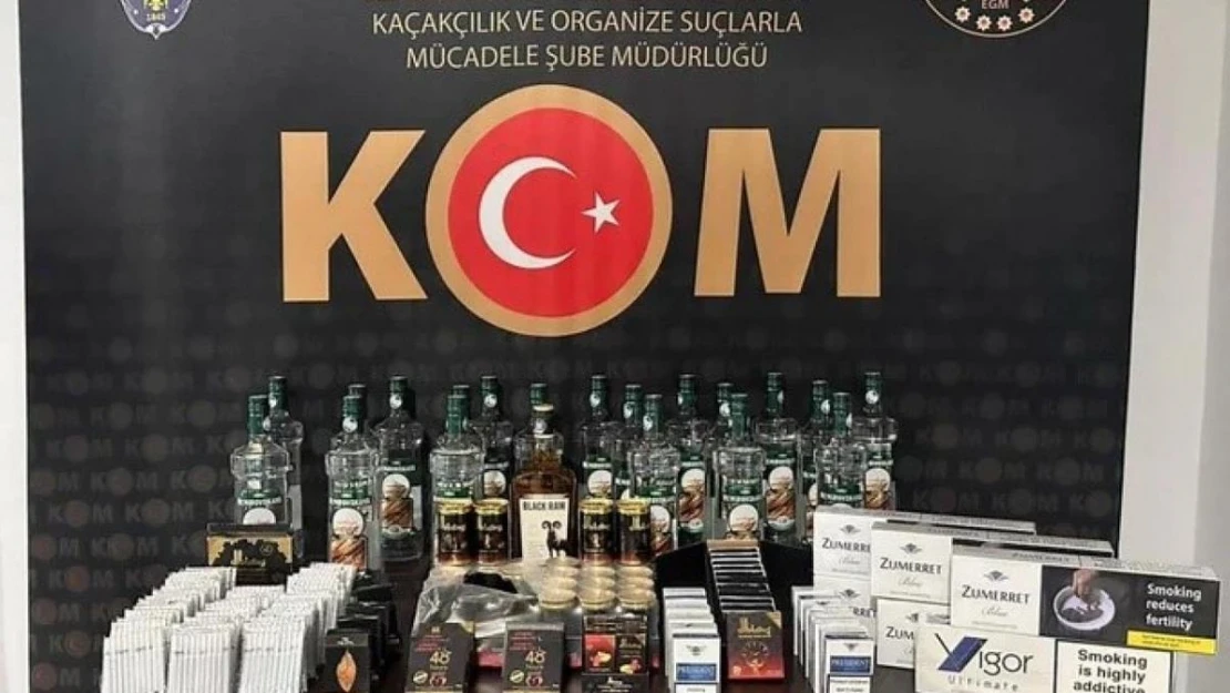 Ardahan'da 57 paket doldurulmuş makaron ele geçirildi