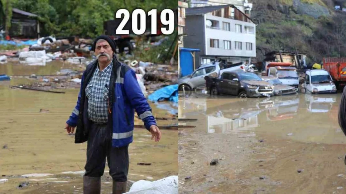 Artvin Borçka'da 4 yıl sonra yine aynı sel manzarası yaşandı