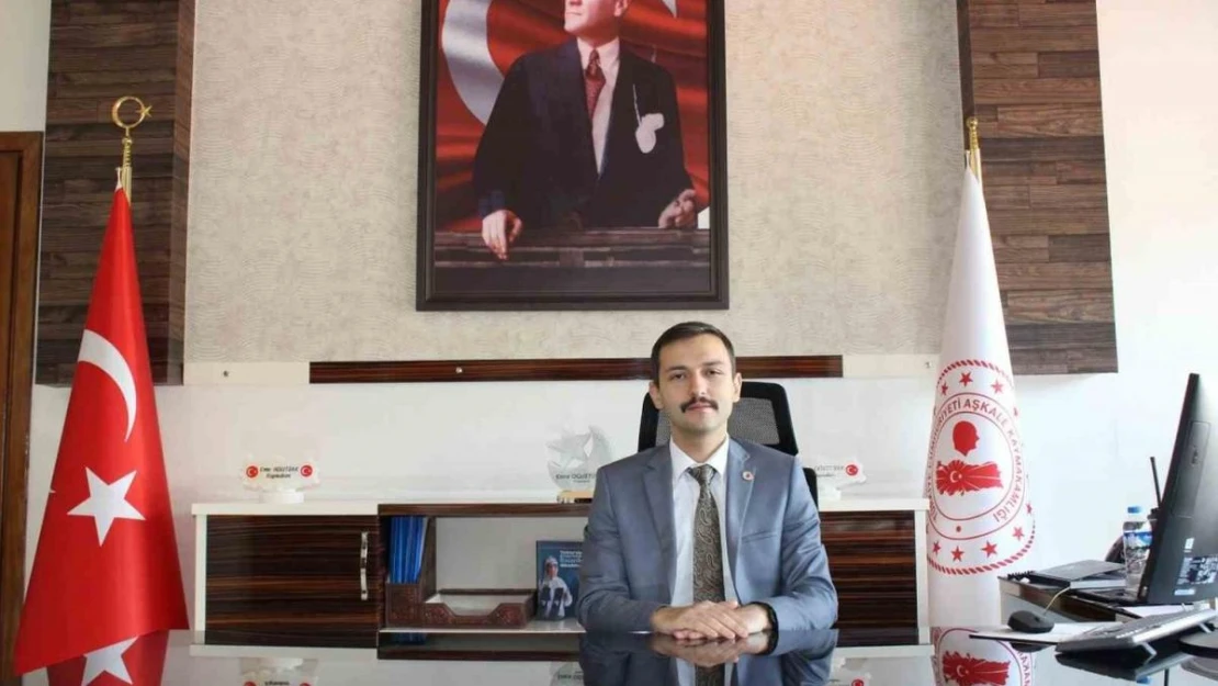 Aşkale Kaymakamı Emre Oğuztürk göreve başladı