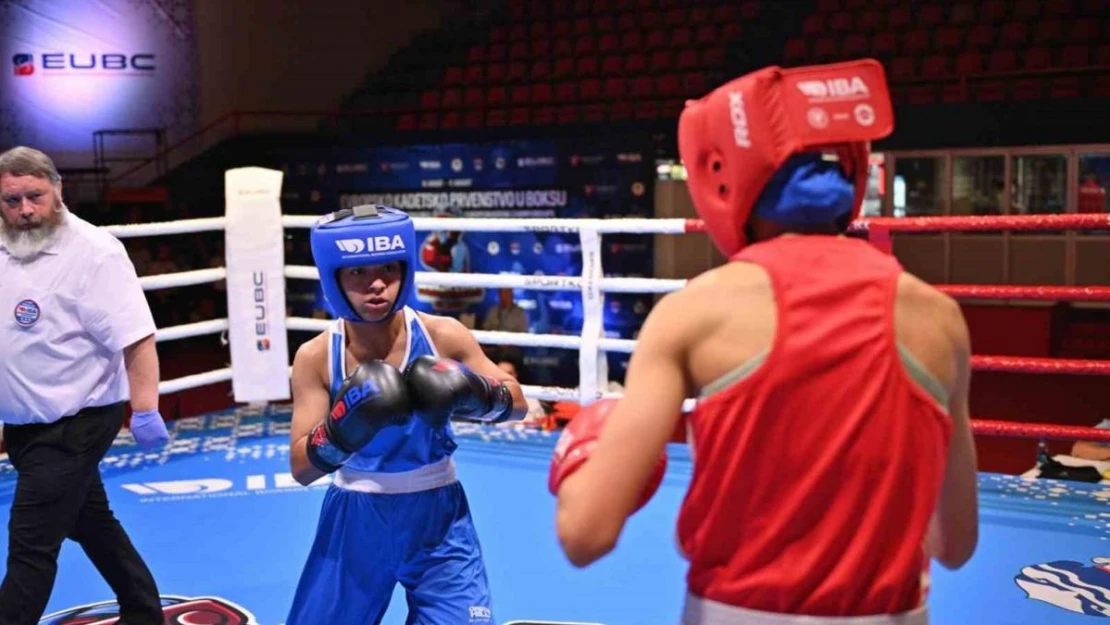 Asmin Cabaş, Avrupa Boks Şampiyonası'nda çeyrek finalde