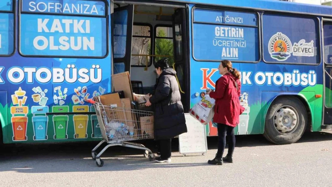 Atakum'da atıklar geri dönüşüme kazandırılıyor