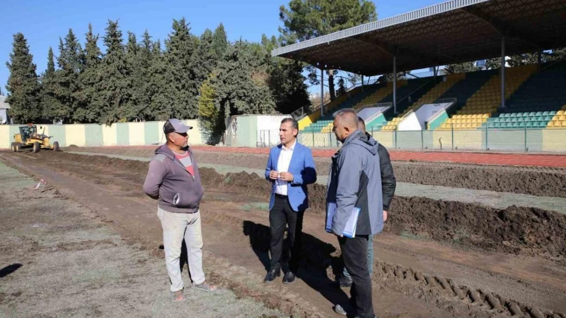 Atatürk Stadyumunda bakım ve yenileme çalışmaları başladı