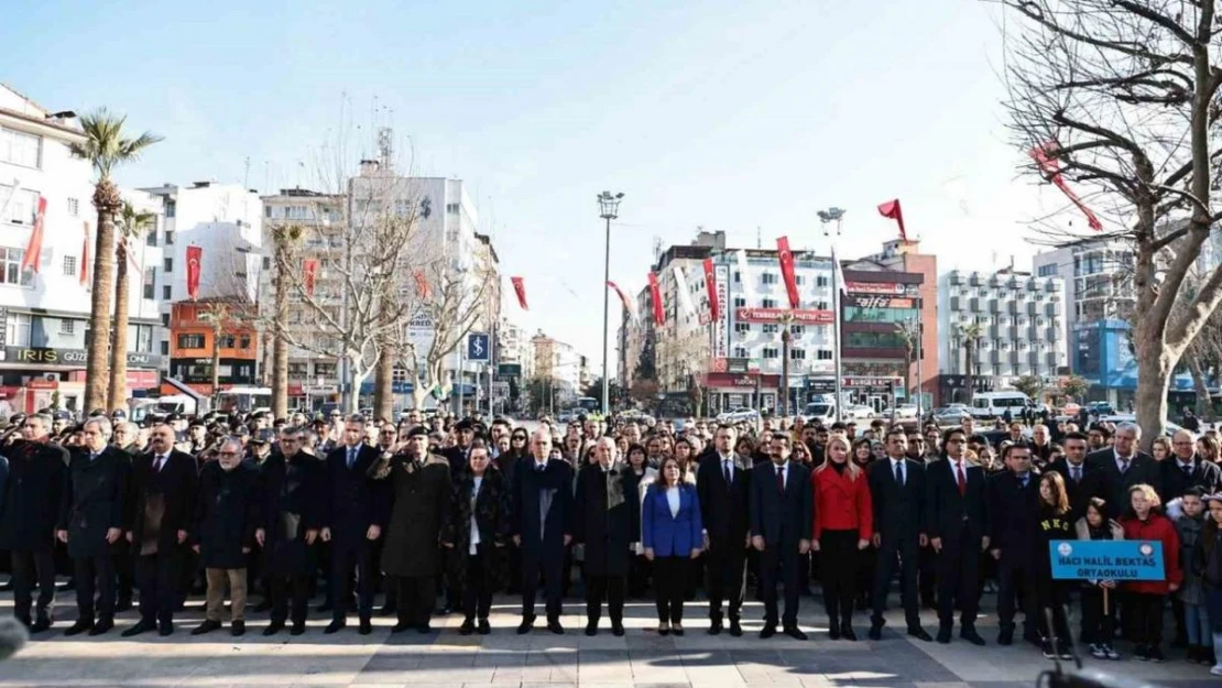 Atatürk'ün Denizli'ye gelişinin 93. yıldönümü anıldı