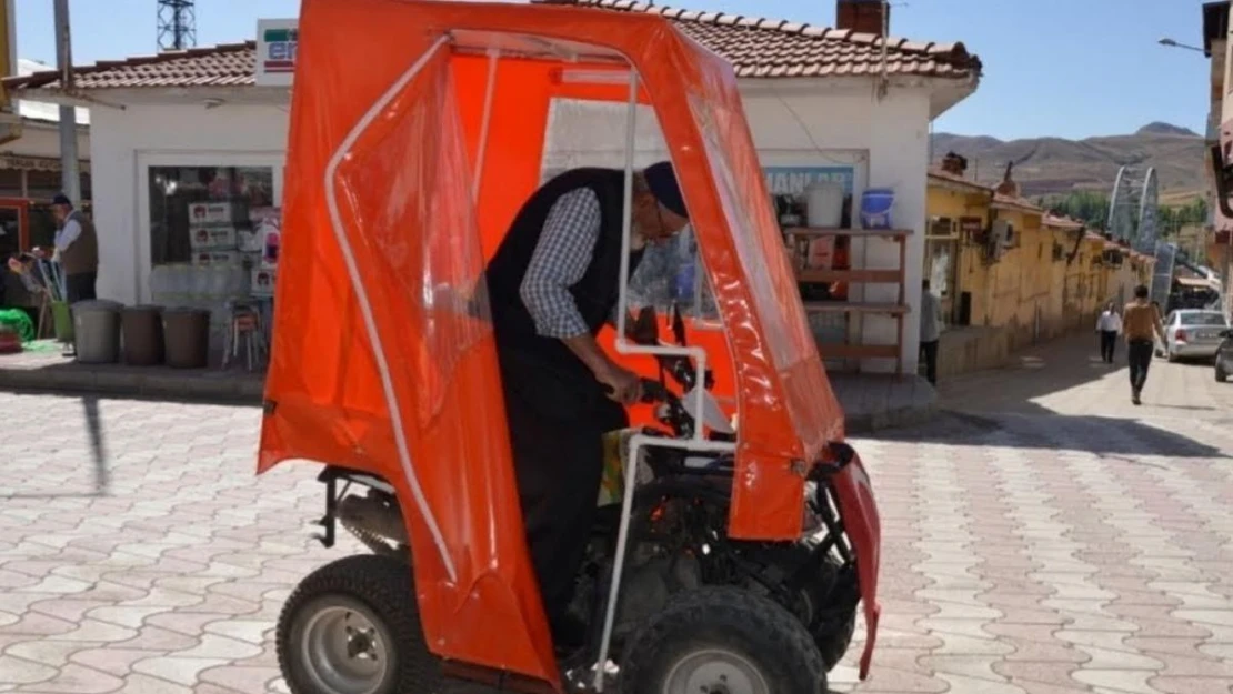 ATV tutkunu Turan dede motoruna gözü gibi bakıyor