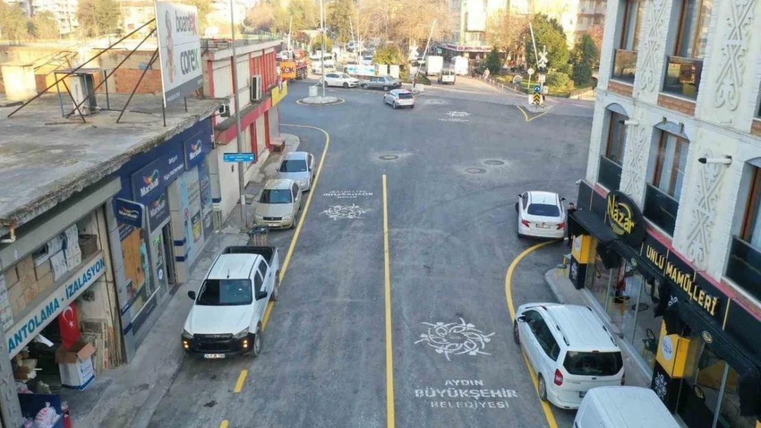 Aydın Büyükşehir Belediyesi Sanayi Caddesi'nde çalışmalarını tamamladı