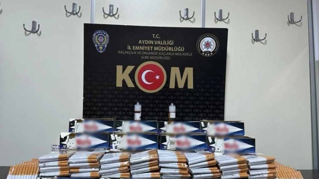 Aydın'da 10 kilo kaçak tütün ele geçirildi