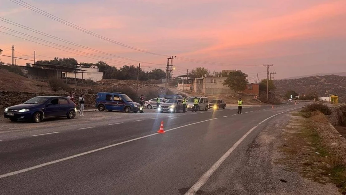 Aydın'da kurallara uymayan 5 sürücü ceza yemekten kaçamadı