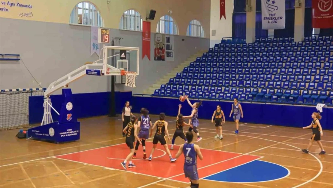 Aydın'da Okul Sporları Basketbol Yarı Final Müsabakaları başladı