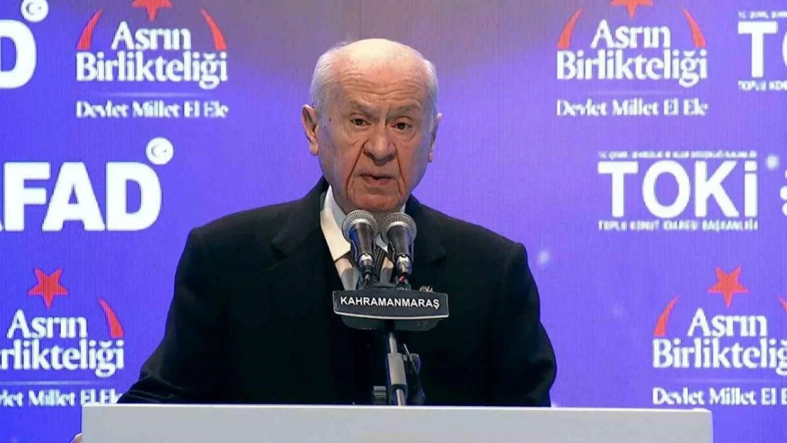 Bahçeli: 'Deprem üzerinden fitne yapanlar birer birer boşa çıkartıldı'