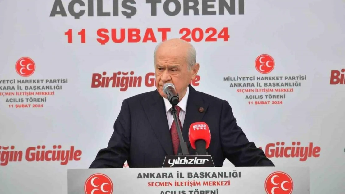 Bahçeli: 'Hem DEM'lenen CHP'de bulunup hem Ülkücülük iddiasını dillendirmek şiddetli bir çelişkidir'