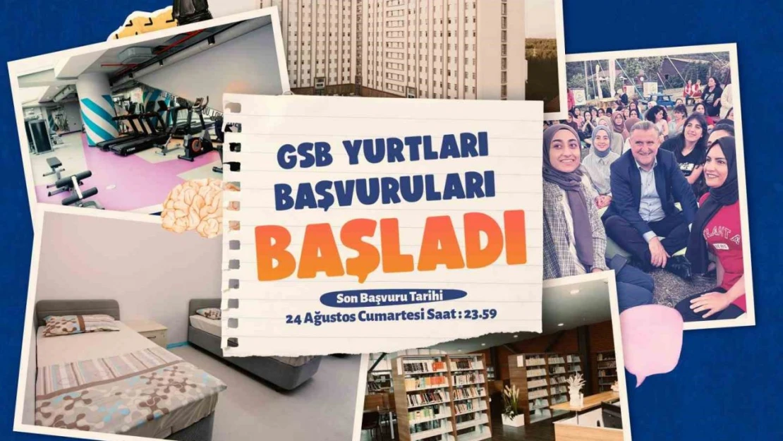 Bakan Bak GSB Yurt başvurularının başladığını duyurdu