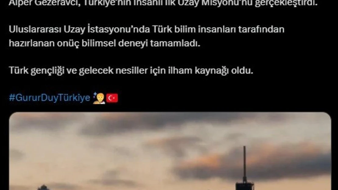 Bakan Kacır: 'Adam dönüyor'