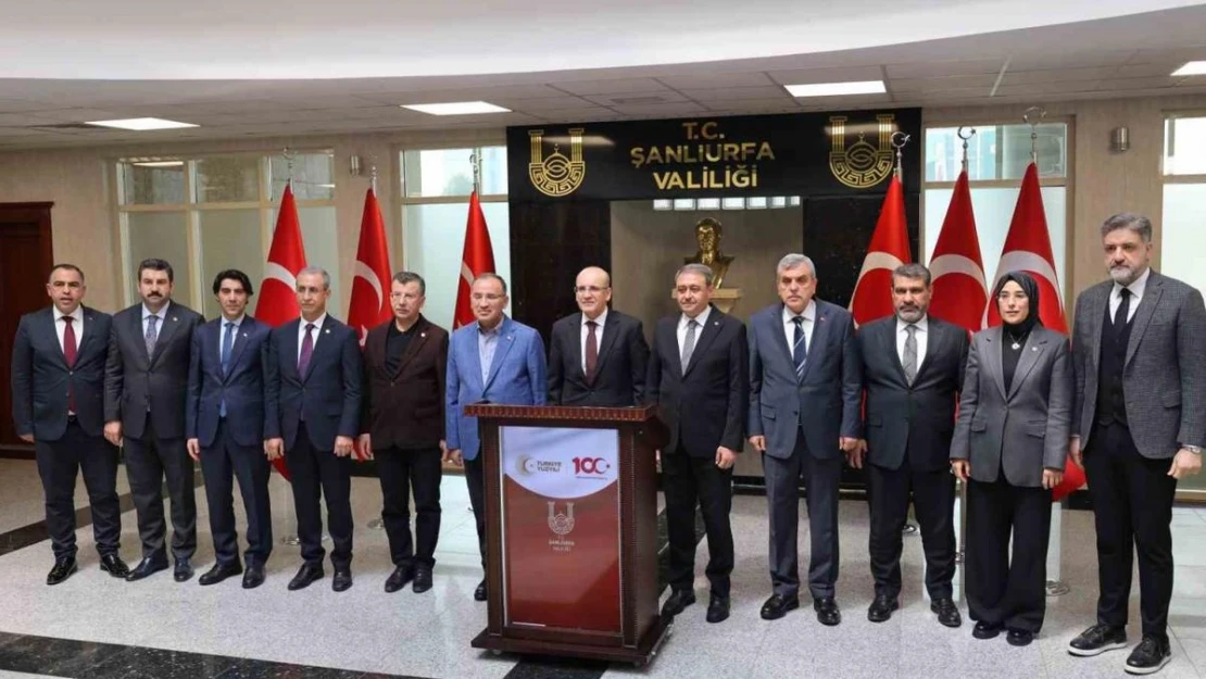 Bakan Şimşek Şanlıurfa'da