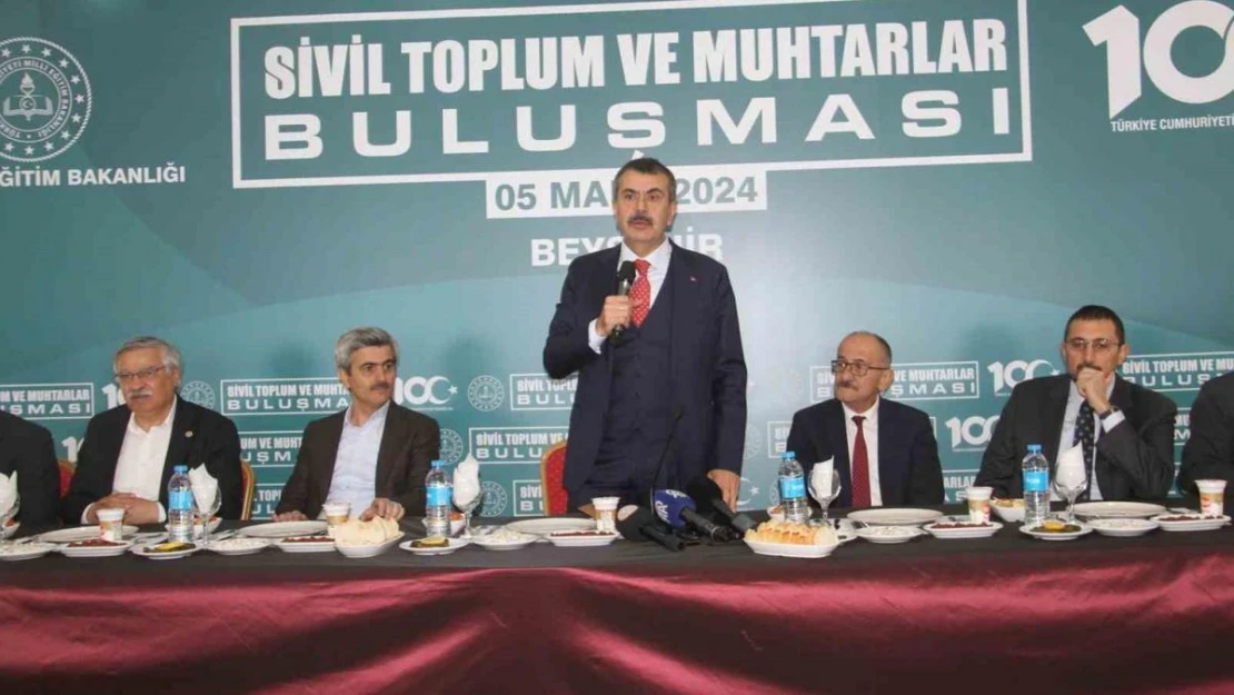 Bakan Tekin: 'Milli Eğitim Bakanlığı çok büyük bir aile'