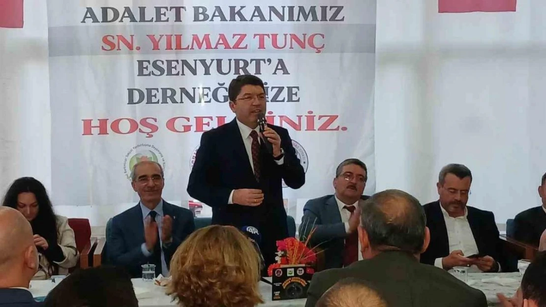 Bakan Tunç: 'Esenyurt'ta, tüm adliyeleri tek çatı altında toplayabilecek arsamızı tahsis ettirdik'