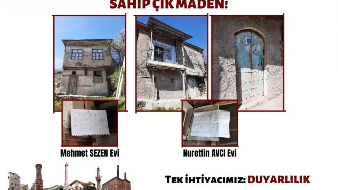 Bakır-Maden-Der Başkanı Seyrek'ten, Maden'deki 26 kültür varlığı için koruma vurgusu