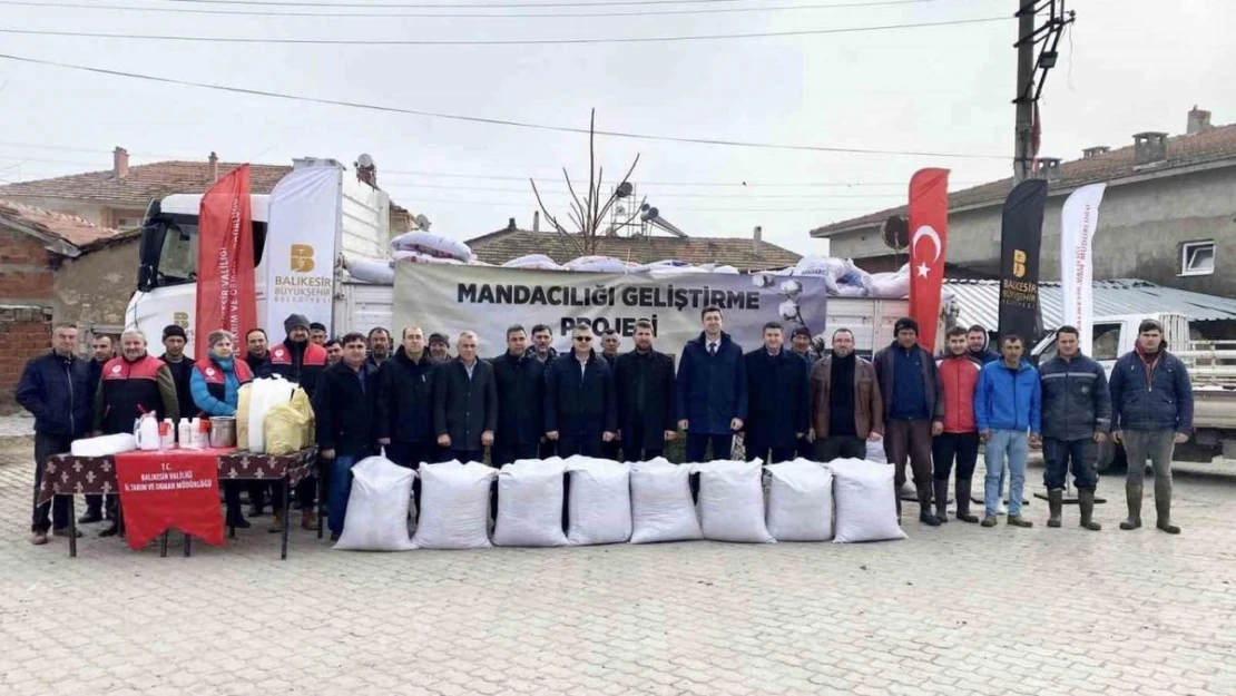 Balıkesir'de 162 manda üreticisine destek