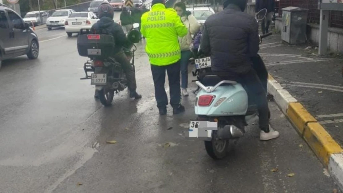 Balıkesir'de 524 motosikletli kontrol edildi