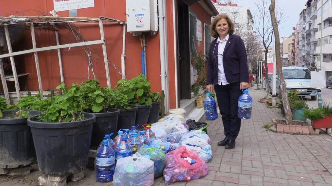 Bandırma'da mavi kapak kampanyasına destek