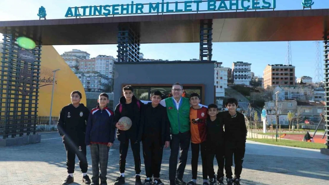 Başakşehir'in 5. millet bahçesi tamamlandı