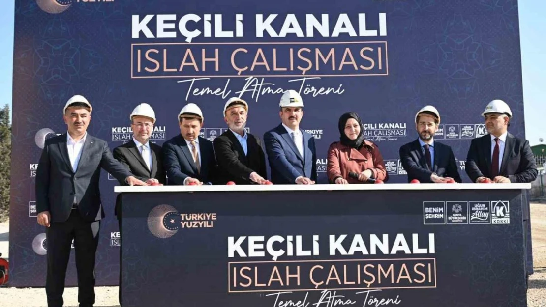 Başkan Altay Keçili Kanalı Islah Çalışması'nın temelini attı