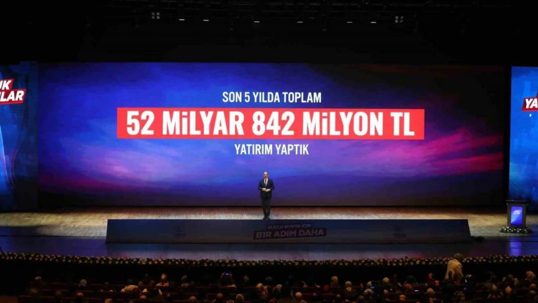 Başkan Altay Konya'ya 5 yılda kazandırılan 52,8 milyarlık yatırımı ve yeni dönem projelerini anlattı