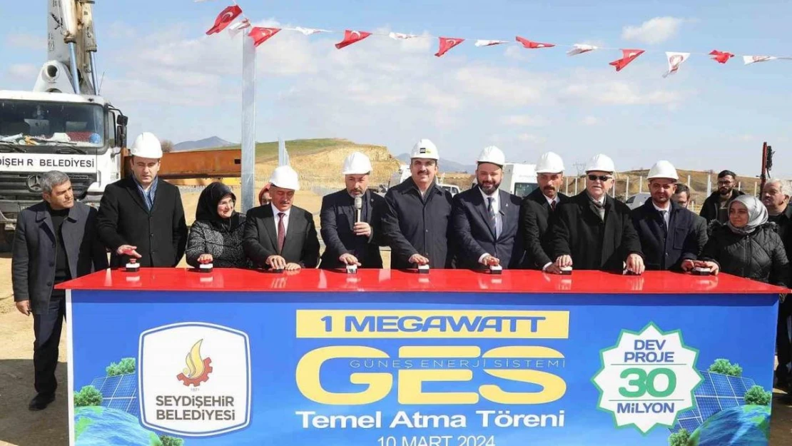 Başkan Altay Seydişehir GES'in temel atma programına katıldı