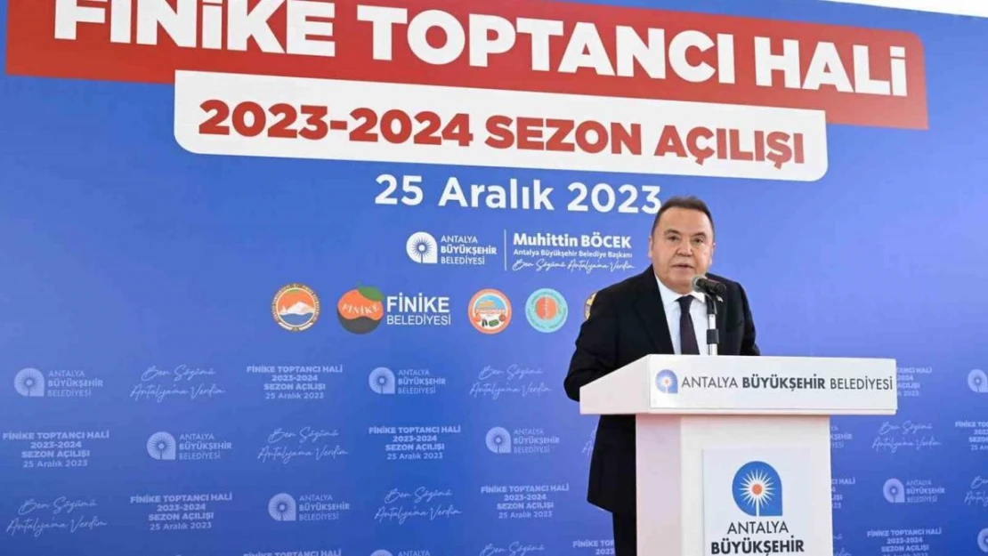 Başkan Böcek: 'Finike'mize 690 milyon TL'lik yatırım yaptık'