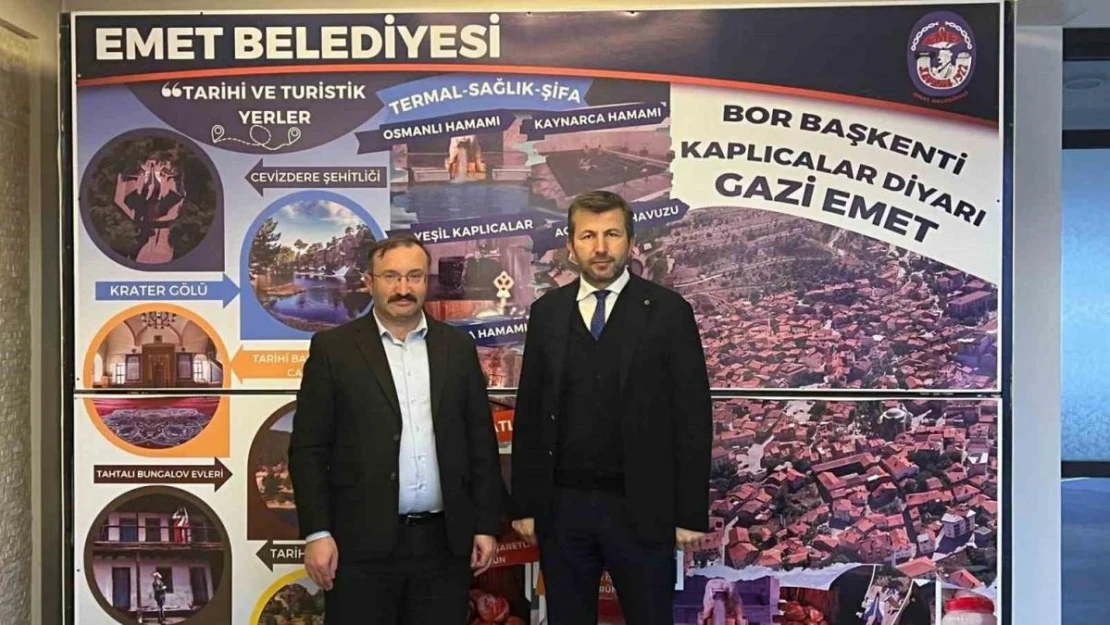 Başkan Doğan, Başkan Demirci'ye Emet'te yürütülen çalışmaları aktardı