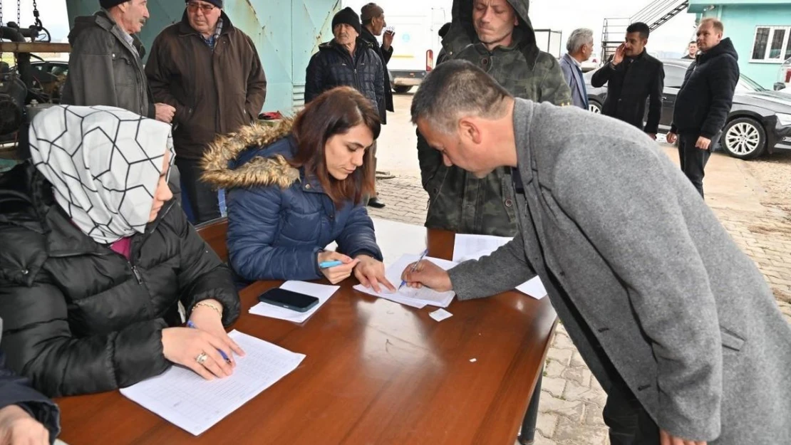 Başkan Ergün'ün Kırkağaçlı üreticilere desteği sürüyor