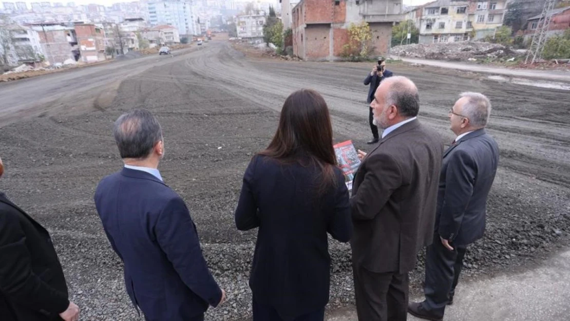 Başkan Sandıkçı: 'Canik'e yeni bulvar yolu kazandırdık'