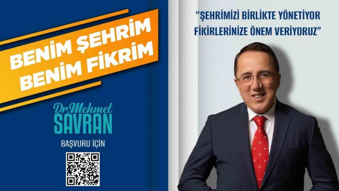 Başkan Savran, 'Benim Şehrim Benim Fikrim' projesini başlattı