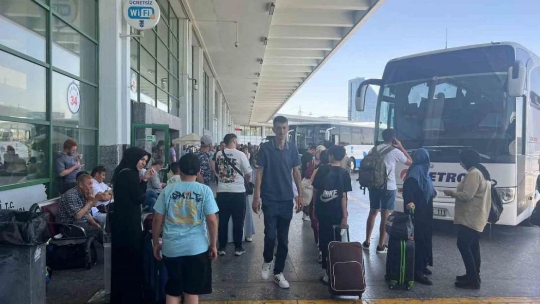 Başkentte bayram tatili dönüş yoğunluğu başladı