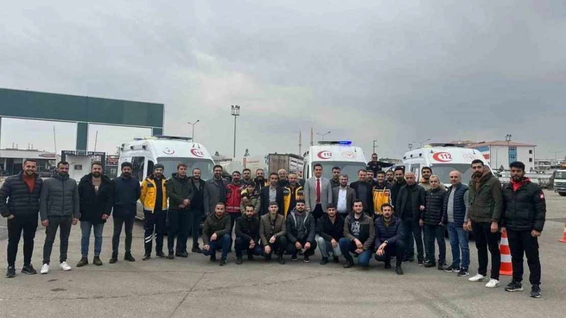 Batman'da ambulans sürüş güvenliği eğitimi verildi