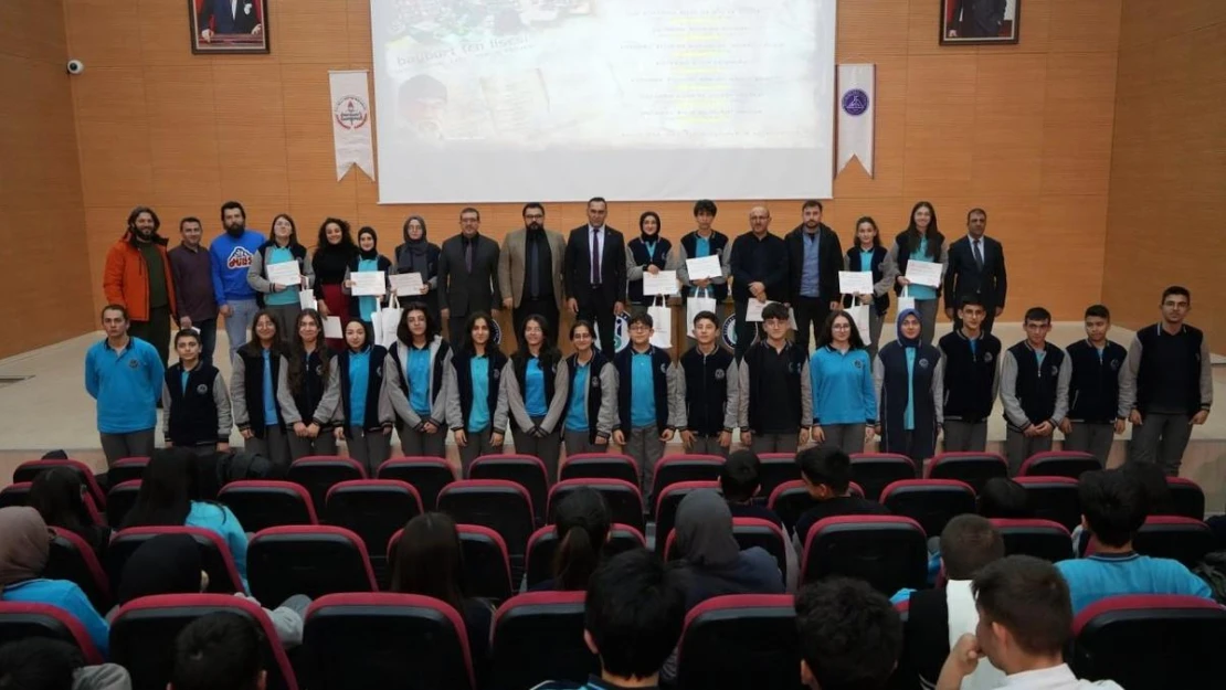 Bayburt Fen Lisesi öğrencilerden Kutadgu Bilig paneli