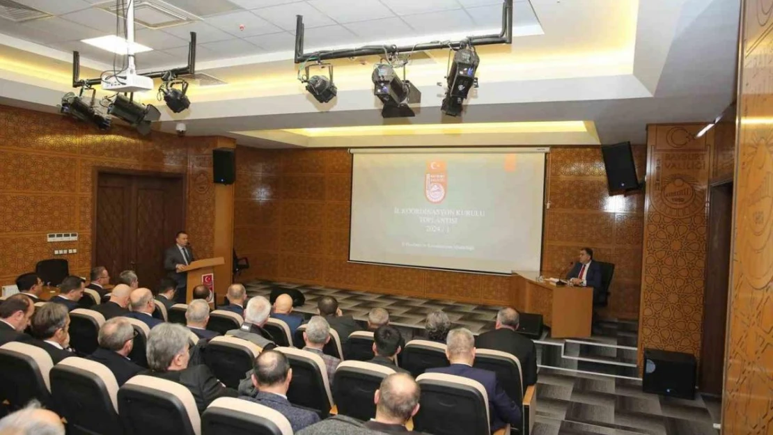 Bayburt'ta İl Koordinasyon Kurulu 2024 yılı 1. Dönem Toplantısı yapıldı