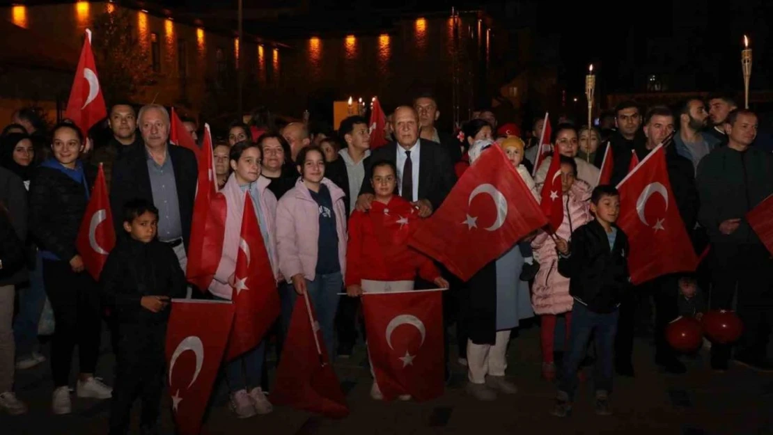 Bayburt'ta kortej yürüyüşü gerçekleştirildi