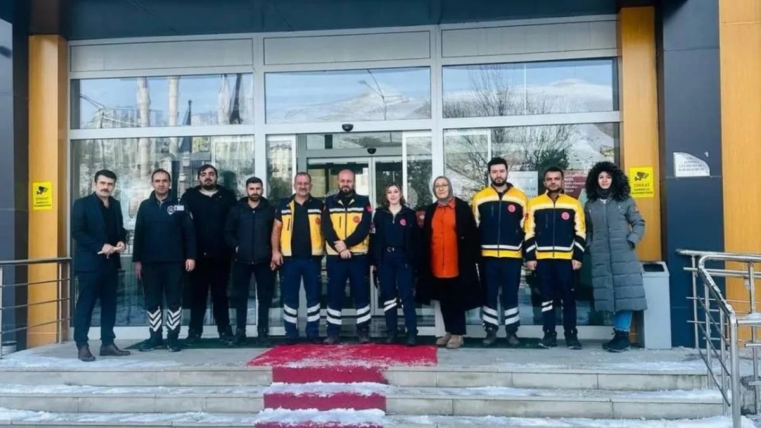 Bayburt'ta sağlık personellerince beyaz kod tatbikatı gerçekleştirildi