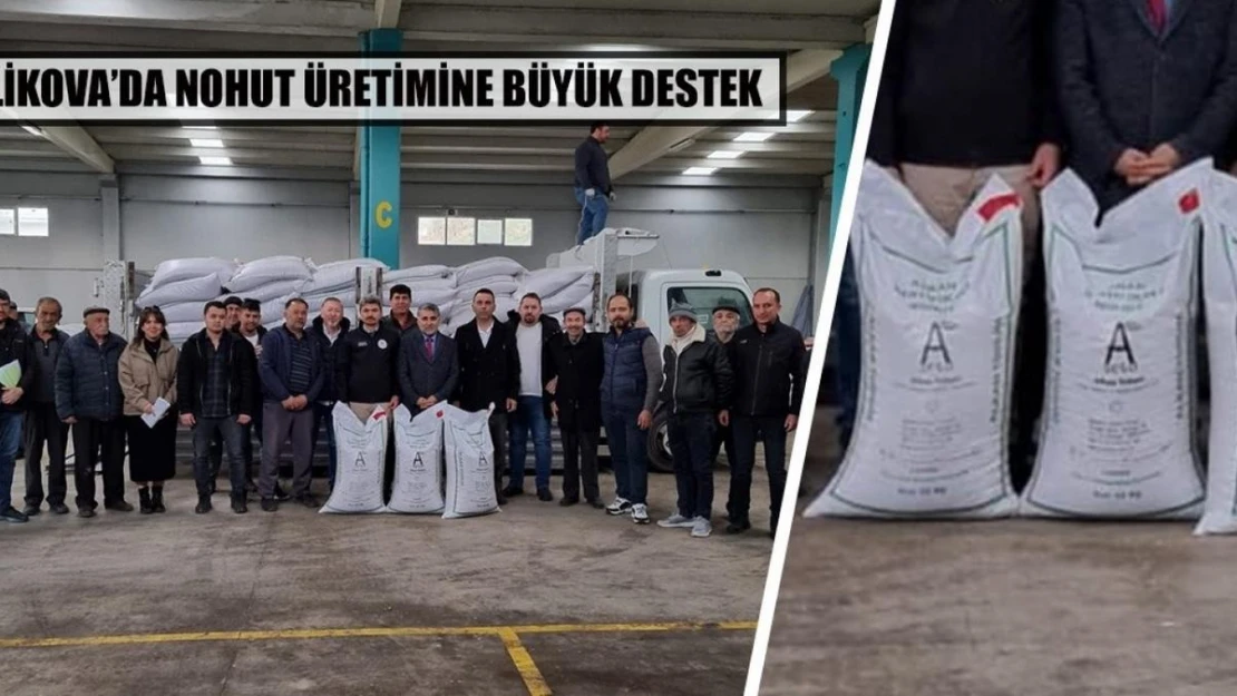 Beylikova'da nohut üretimine büyük destek