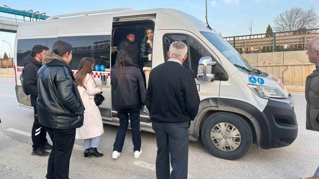 Bilecik'te vatandaşların minibüs isyanı