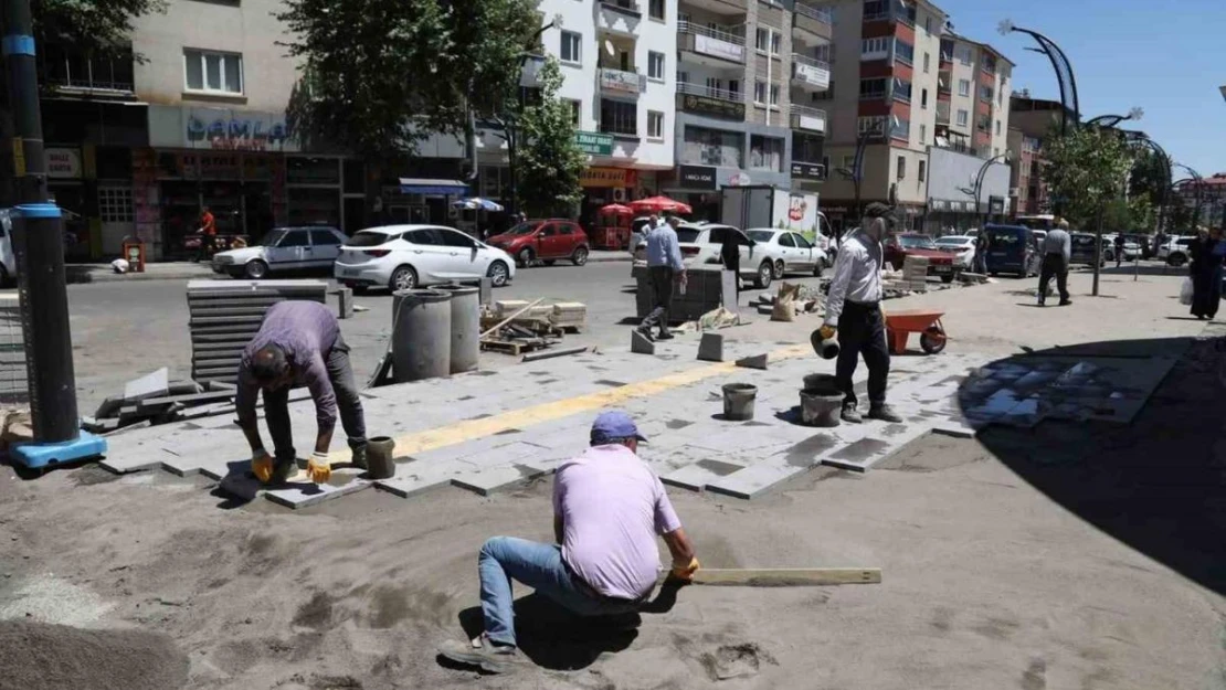 Bingöl belediyesi üst yapı çalışmalarına hız verdi